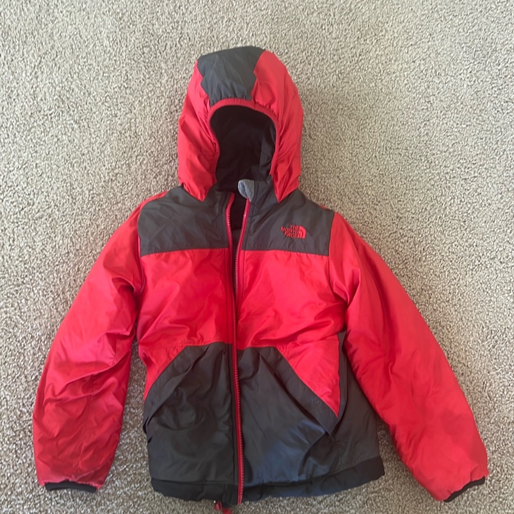 North Face reversible hooded jacket